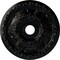 Ekena Millwork Granada Ceiling Medallion (Fits Canopies up to 7 1/8"), 23 3/8"OD x 3 5/8"ID x 2 1/2"P, Black Pearl CM23GABPS - alternate 1
